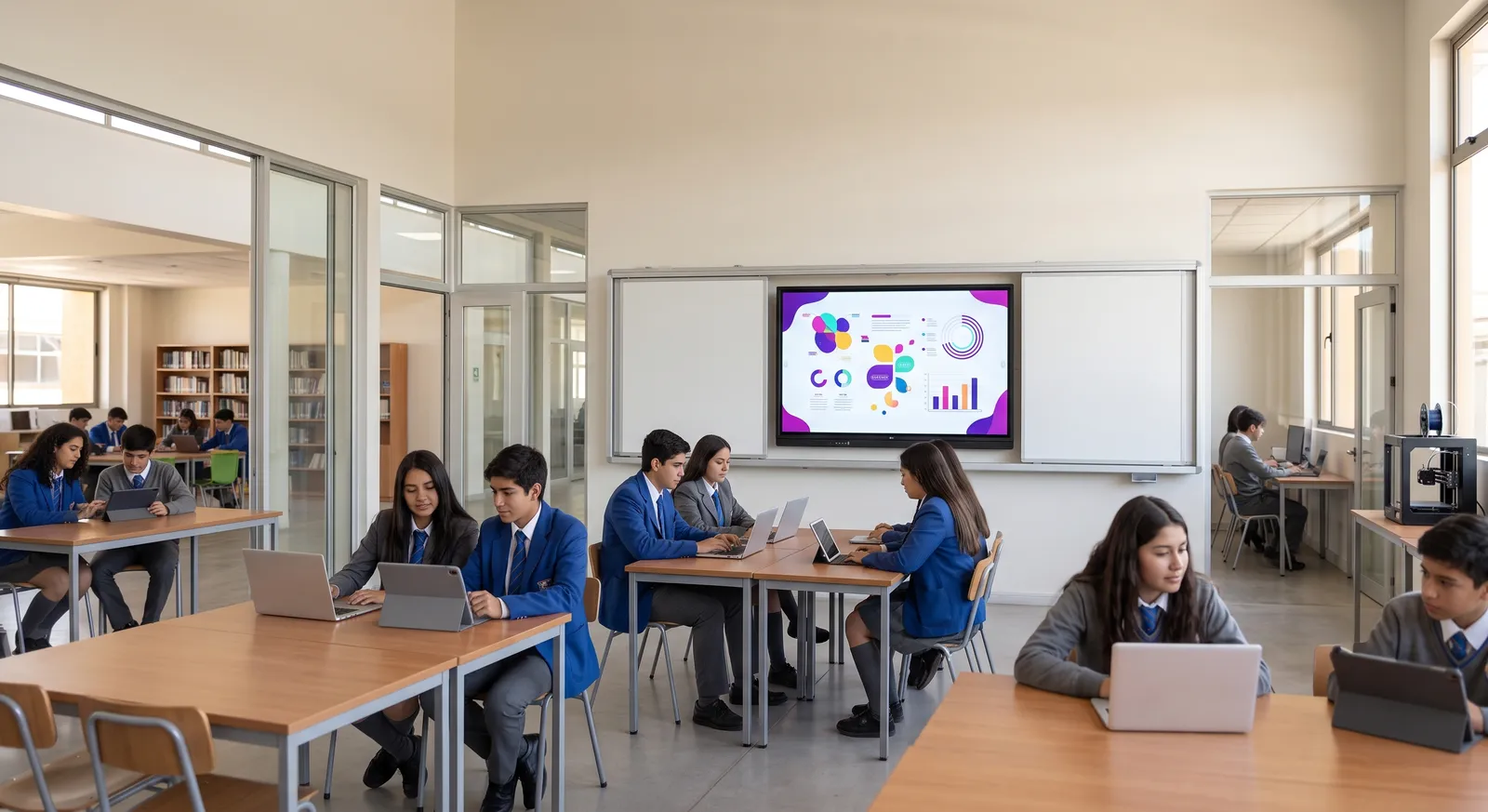 Espacios de aprendizaje conectados con el ecosistema EDU21