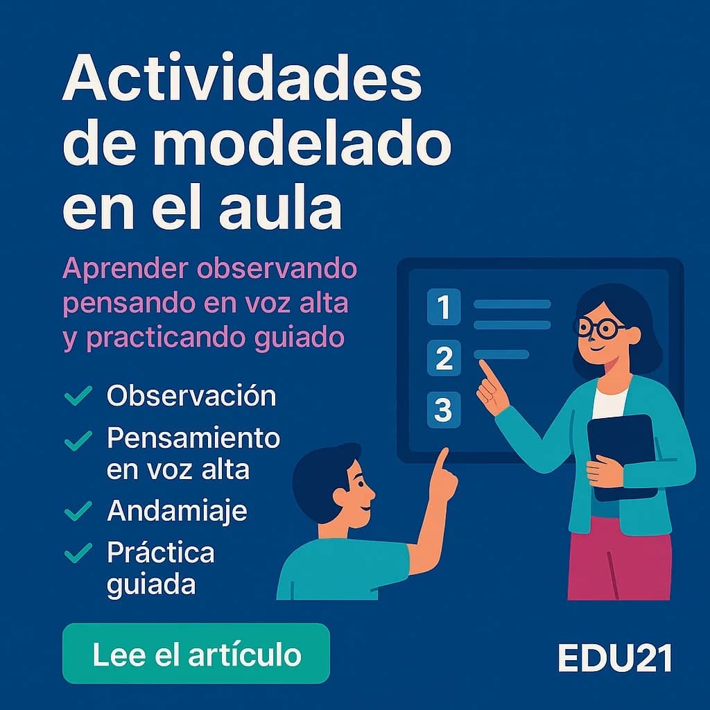 Actividades de modelado en el aula - estudiantes realizando actividades educativas creativas