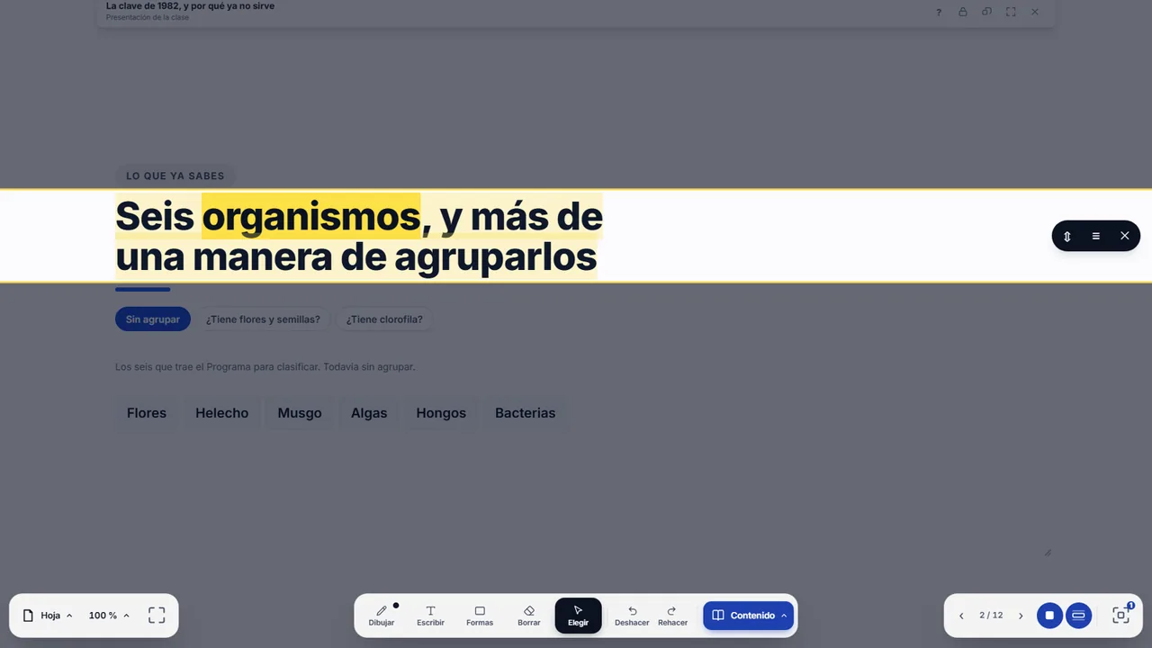 Lectura en voz alta y regla de lectura · captura real de EDU21 Board